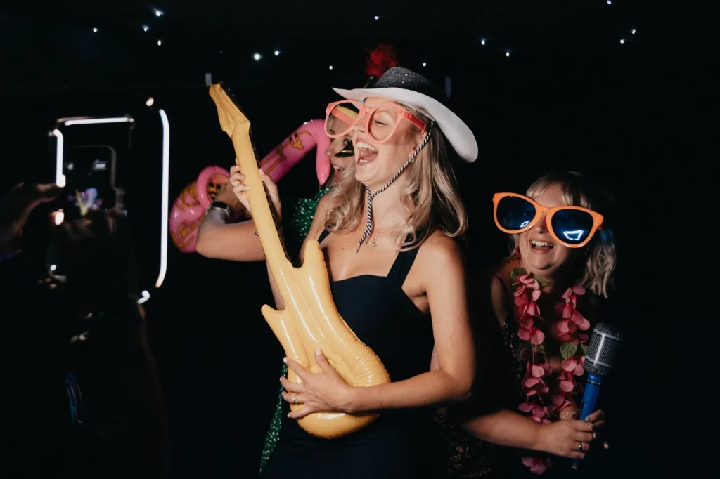 Trez Entertainment team posing at an event.